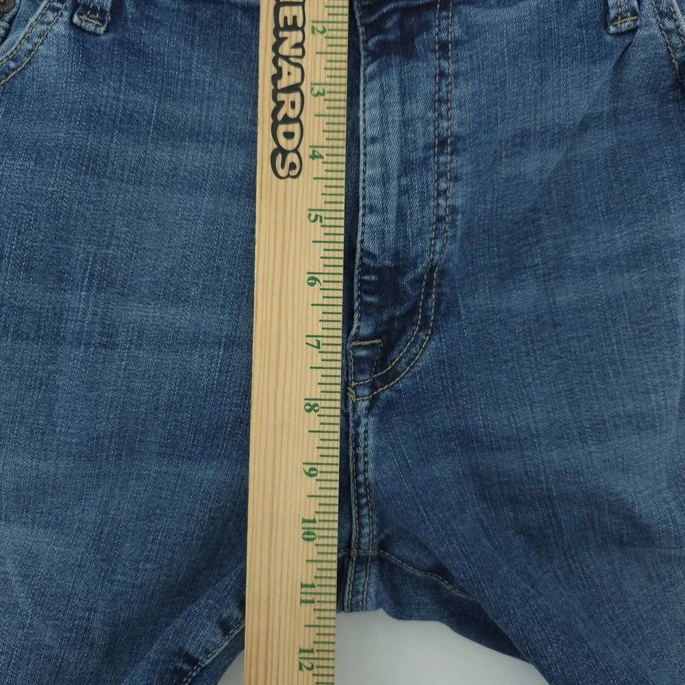 Mavi Zach Straight Leg Jeans‎ Mens 38x32 Blue Denim Cotton Blend Comfort Stretch